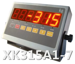 Santwell / XK315A1-7 / Промышленный весовой индикатор из нержавеющей стали с красным LED-дисплеем и USB для весов