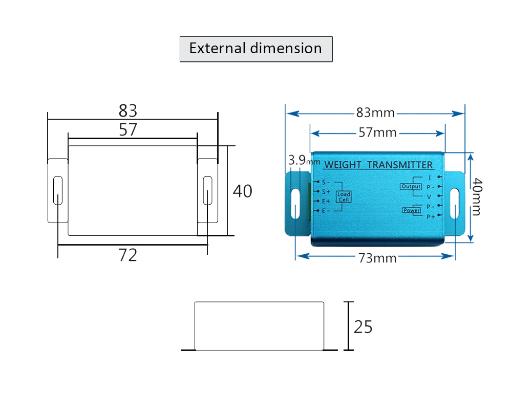 Weight transmitter Weight transmitter